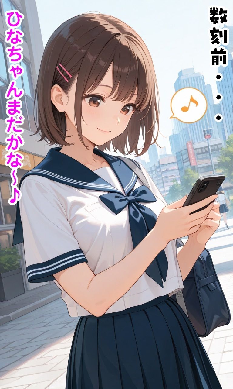 変態ふたなり化ビームが急に空から降ってくる世界 - サンプル画像 6