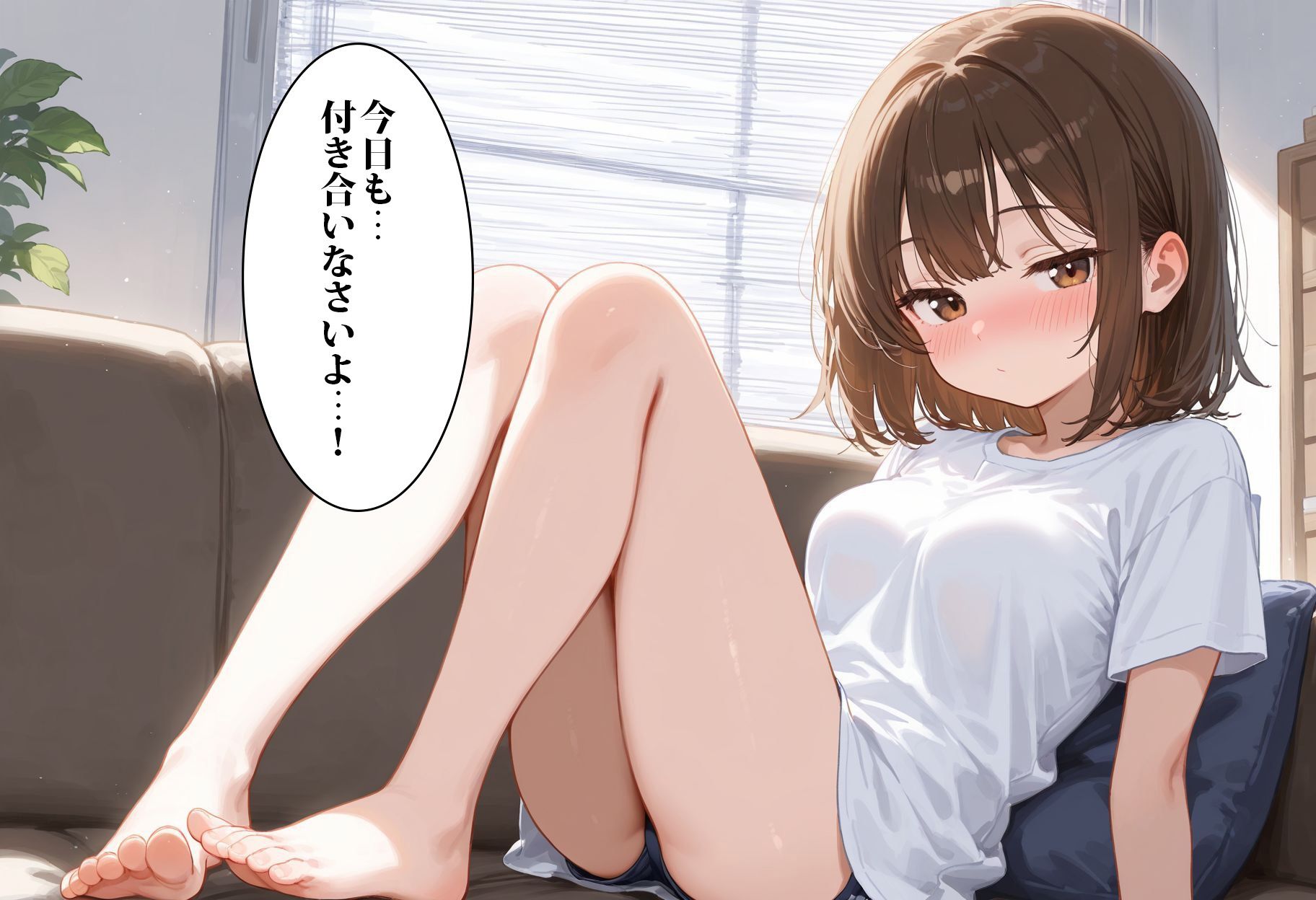 今日も妹にサオをねだられる…！！拒絶できない女王様ゲーム - サンプル画像 2