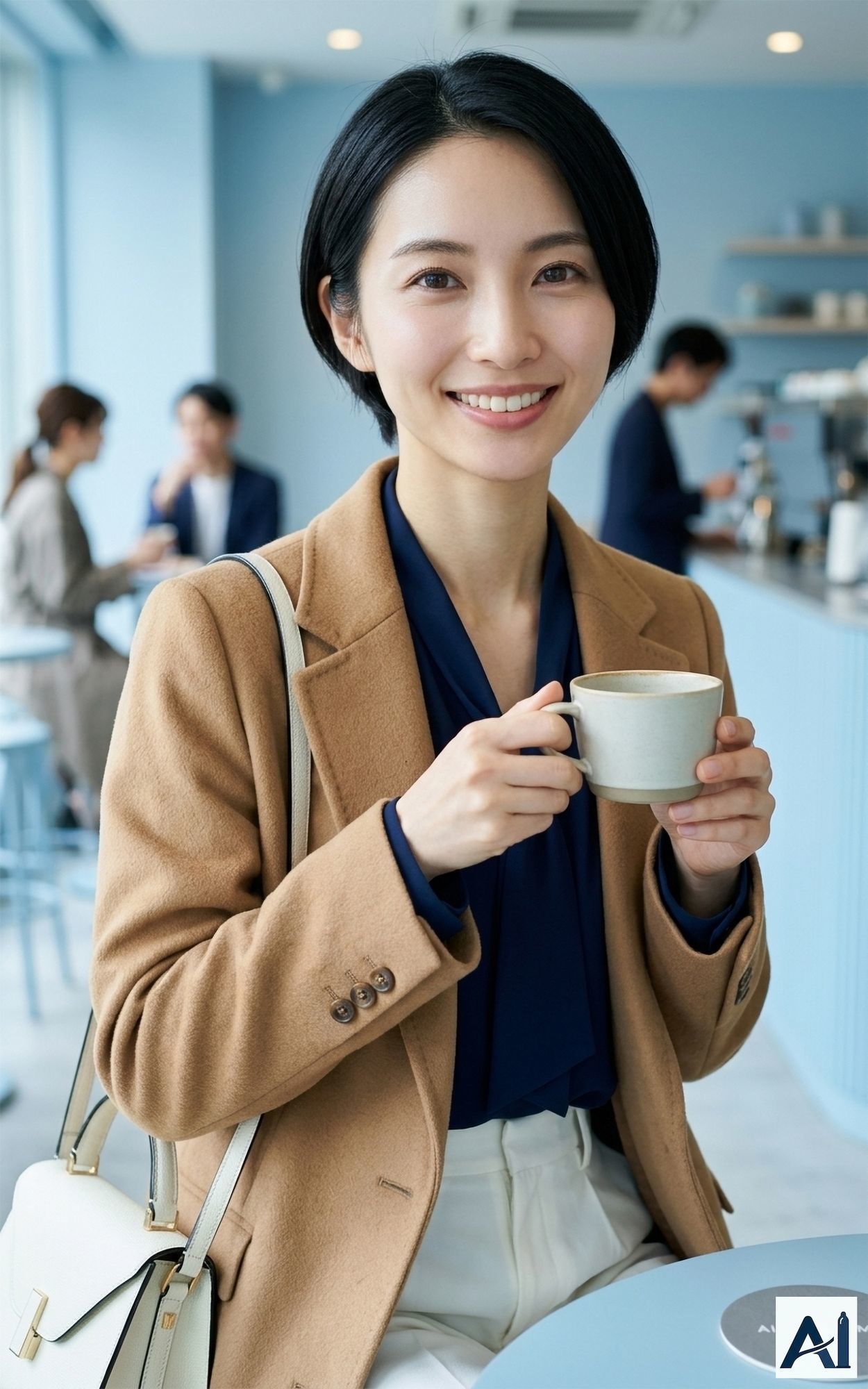 ［AI写真集］ AIC-Photo 背徳のV Premier 02:みお（澪）「月曜の広報」完全解禁版 - サンプル画像 1