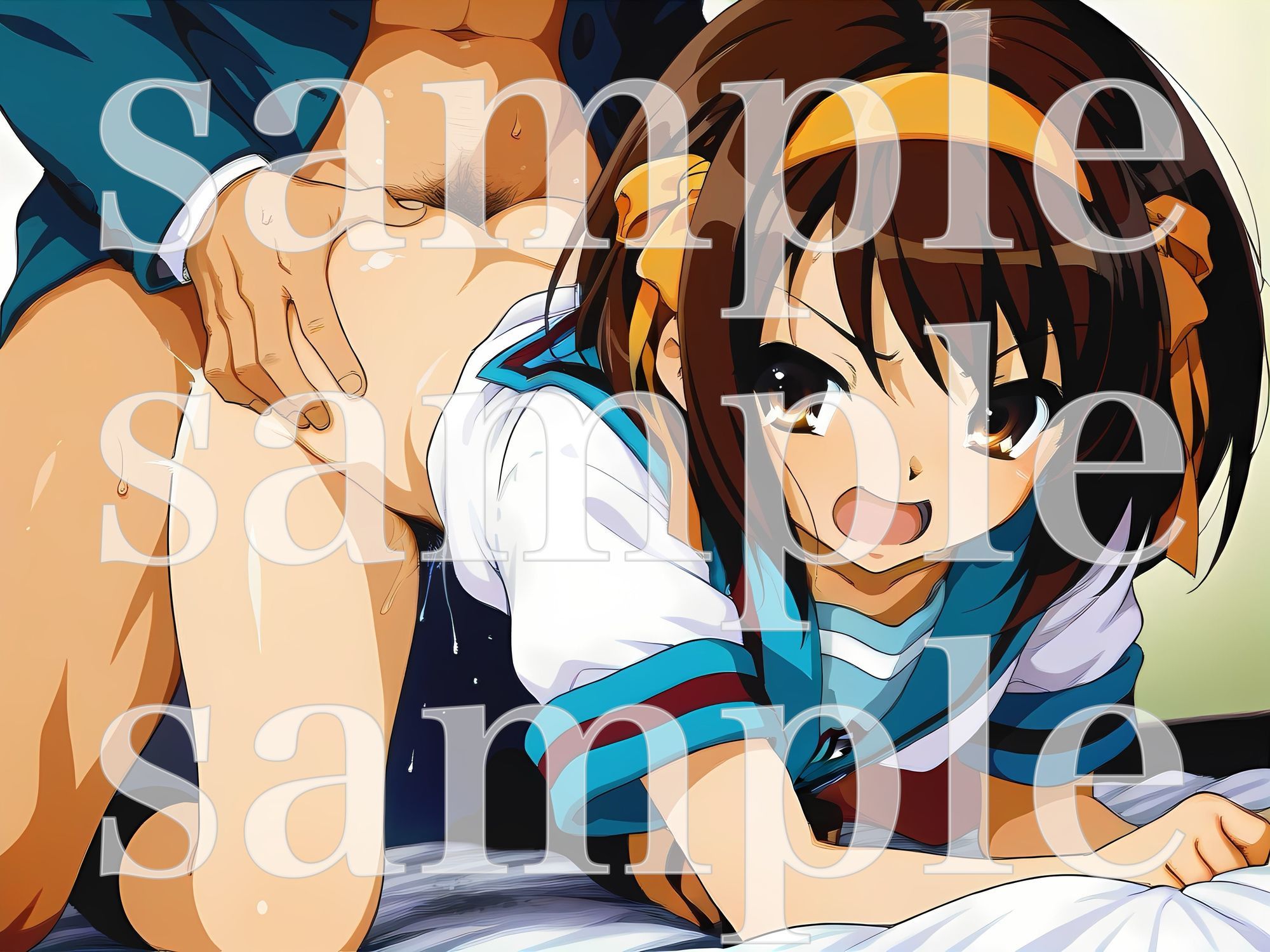 うしろから突いてっ！涼〇ハ〇ヒ編 - サンプル画像 1