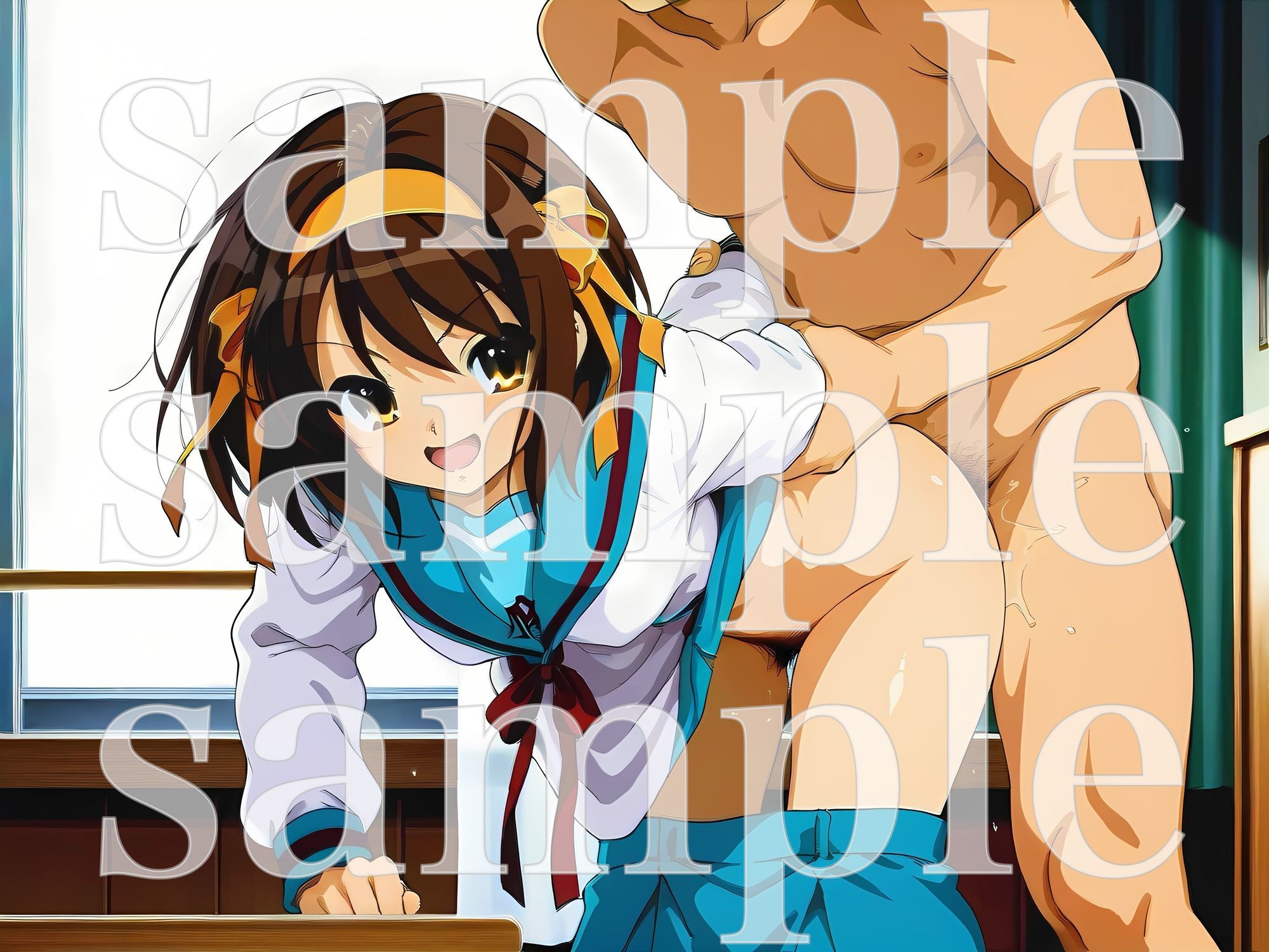 うしろから突いてっ！涼〇ハ〇ヒ編 - サンプル画像 2