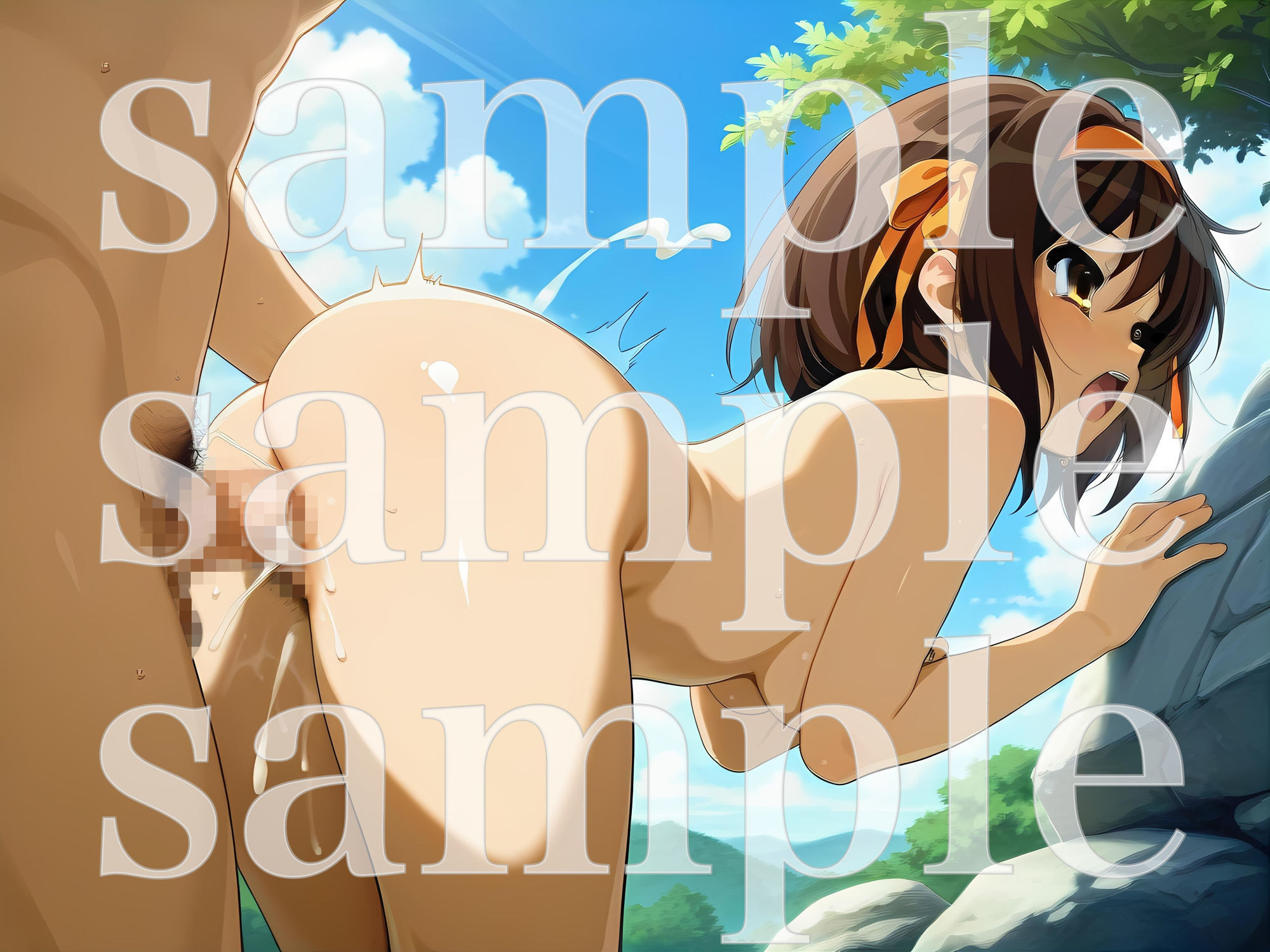 うしろから突いてっ！涼〇ハ〇ヒ編 - サンプル画像 7