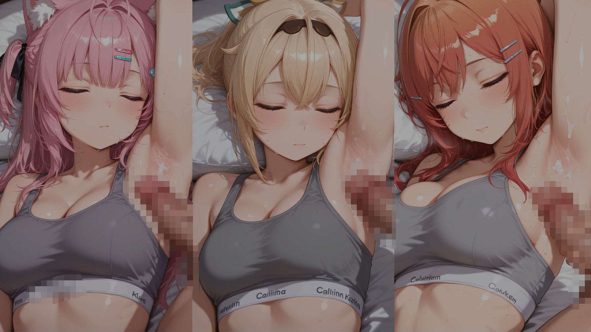 寝ている彼女にいたずら（ハート）〜無防備スポブラ姿に我慢できずに〜  （ホ●ライブ バージョン ） - サンプル画像 5