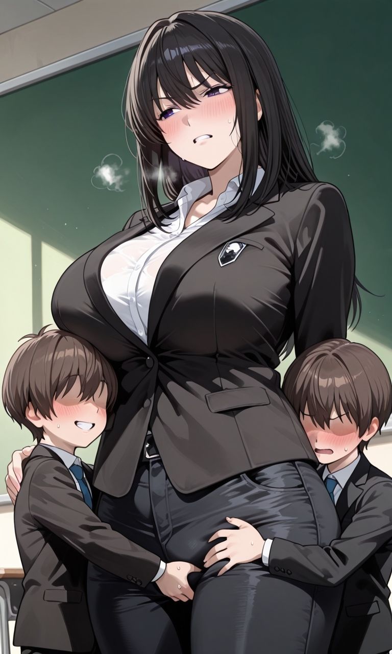 デスノ●トの女の子たちが年下の男の子に乱暴されるCG集 - サンプル画像 2