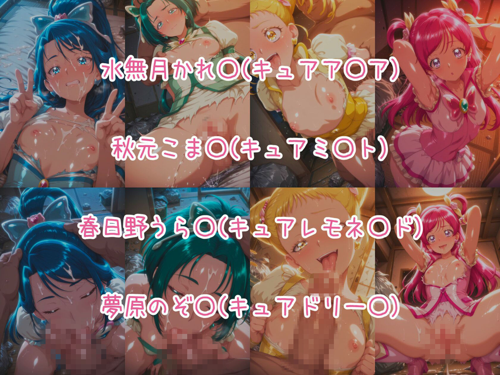 催○スマホで孕ませ洗脳 ―プ○キュア変身ヒロイン限定 第2弾― - サンプル画像 1