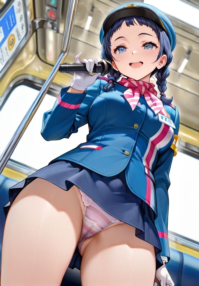 下から失礼しま〜す♪  バスガイド編 - サンプル画像 1