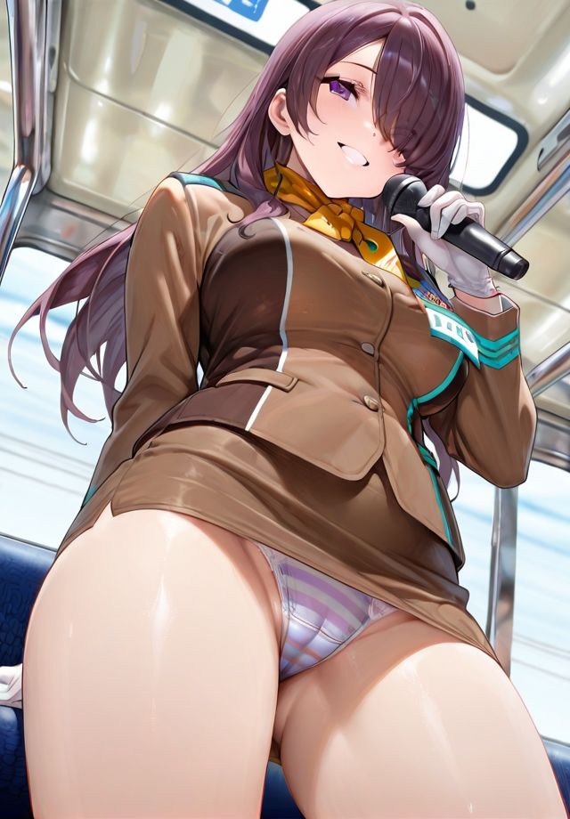 下から失礼しま〜す♪  バスガイド編 - サンプル画像 3