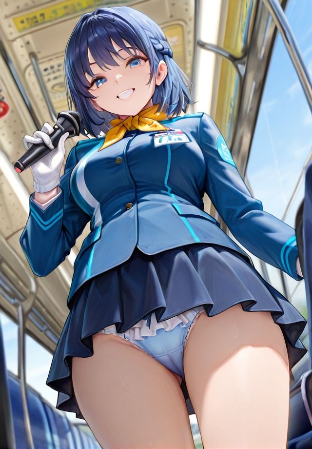 下から失礼しま〜す♪  バスガイド編 - サンプル画像 4