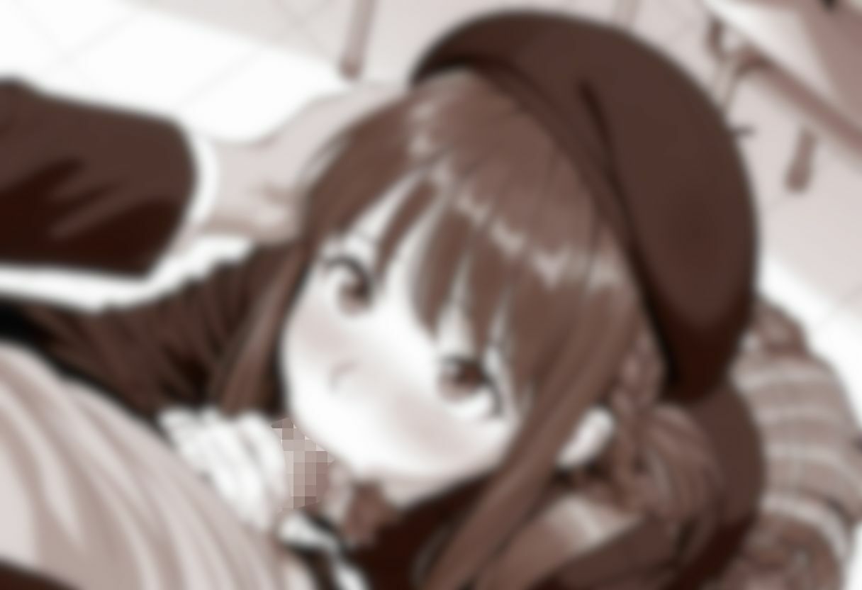 ベレー帽を被った女子〇生の縞パンとフェラ - サンプル画像 8