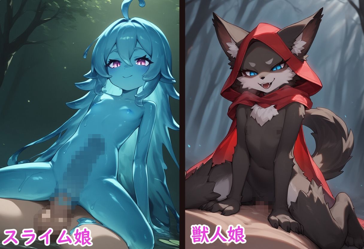 ほしょくっ！動くモンスター娘（はーと）図鑑 - サンプル画像 1