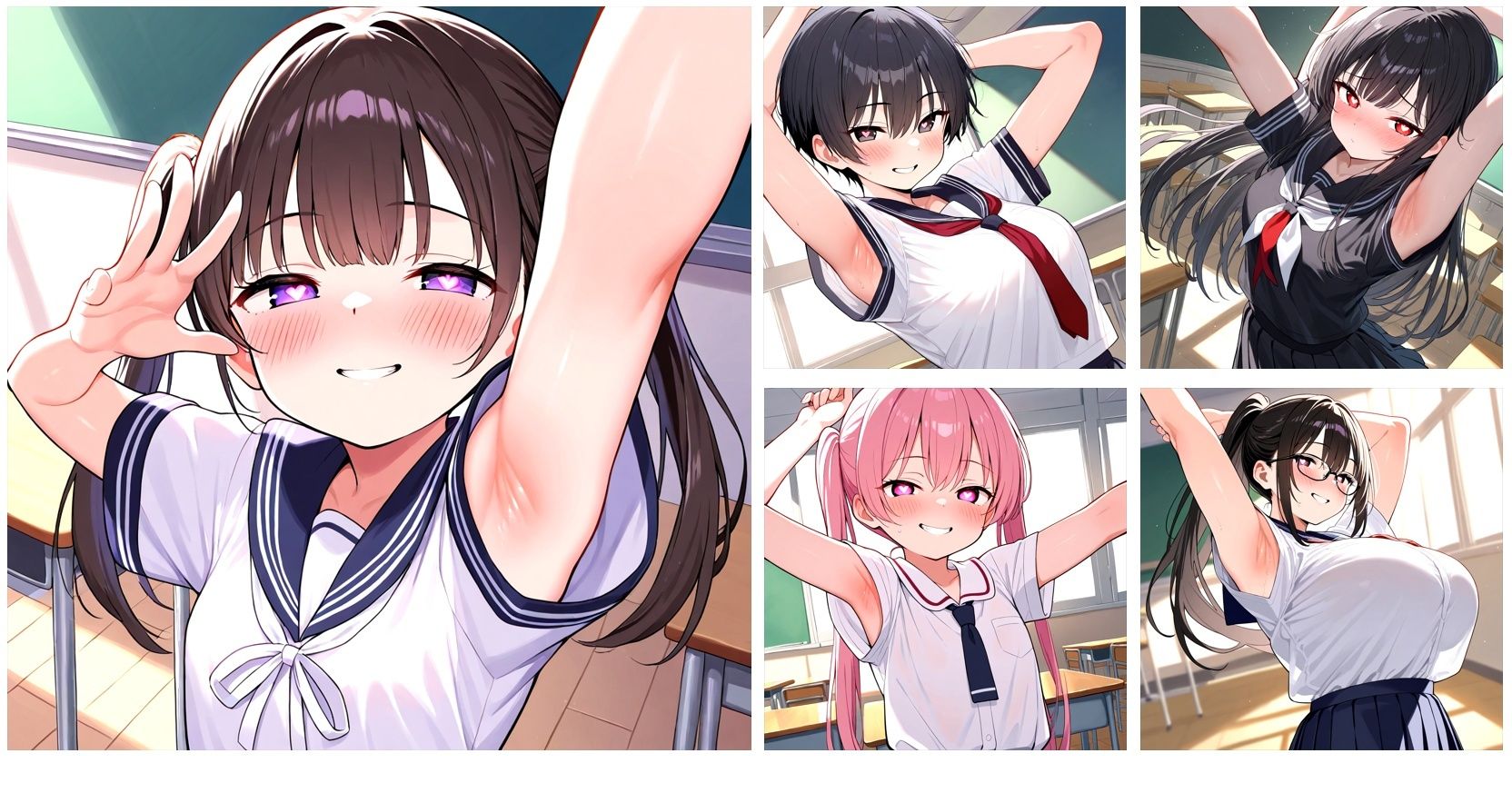 【在庫整理品】ワキのみ！のCG集 - サンプル画像 1