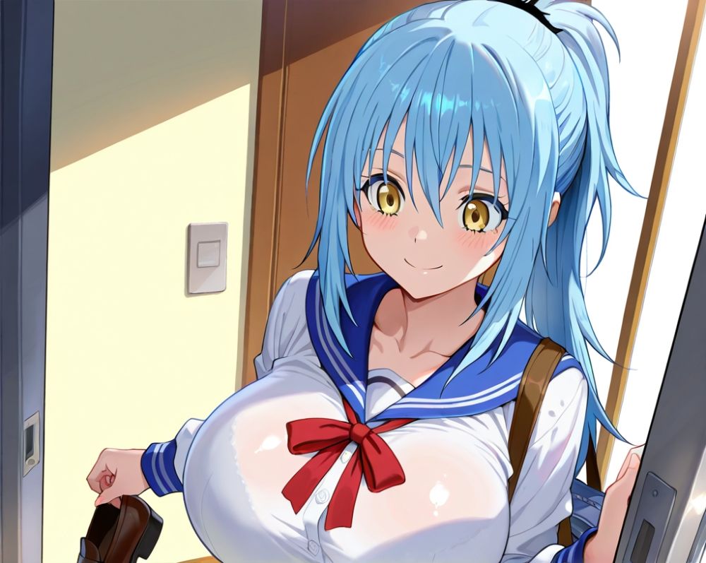 【寝取られ】日本の学園生活に戸惑う双子の巨乳美少女 シェリー＆シュリー - サンプル画像 1