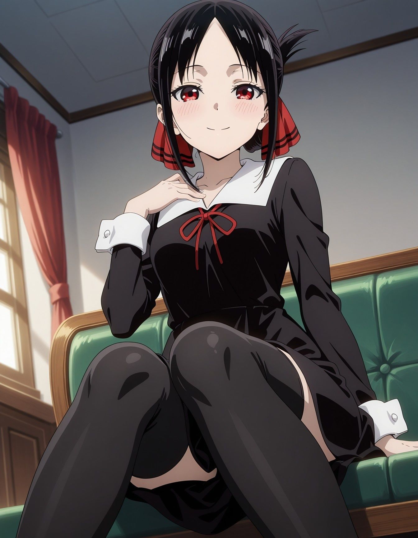 かぐやと、いっぱいエッチなじかん（アニメ塗り） - サンプル画像 1