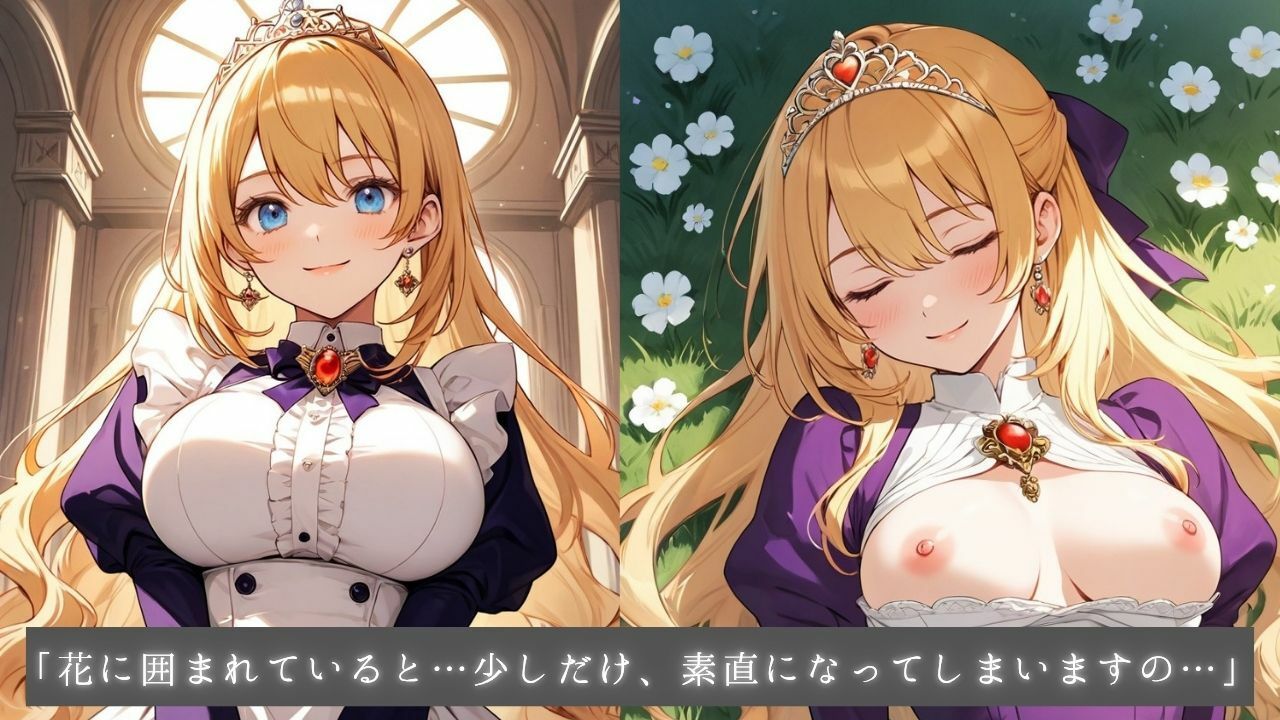 着エロ種付け清純プリンセス4〜大自然に乱れる花びら、水辺に広がるスカート〜 - サンプル画像 3