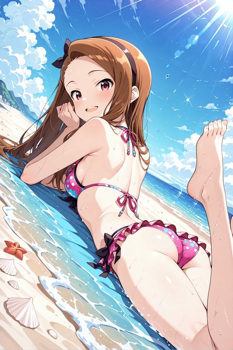 アイドル○スター9  水着に着替えたら - サンプル画像 3