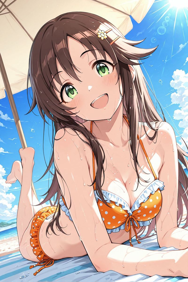 アイドル○スター9  水着に着替えたら - サンプル画像 5