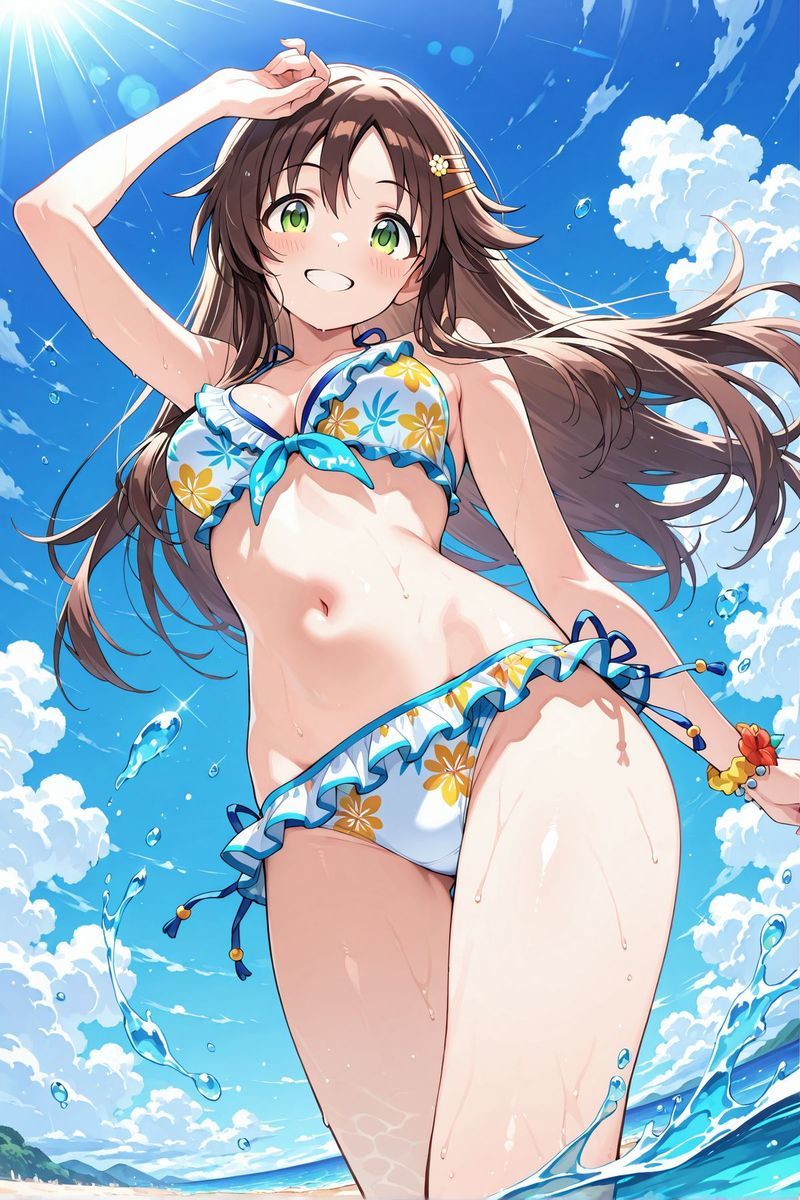 アイドル○スター9  水着に着替えたら - サンプル画像 6