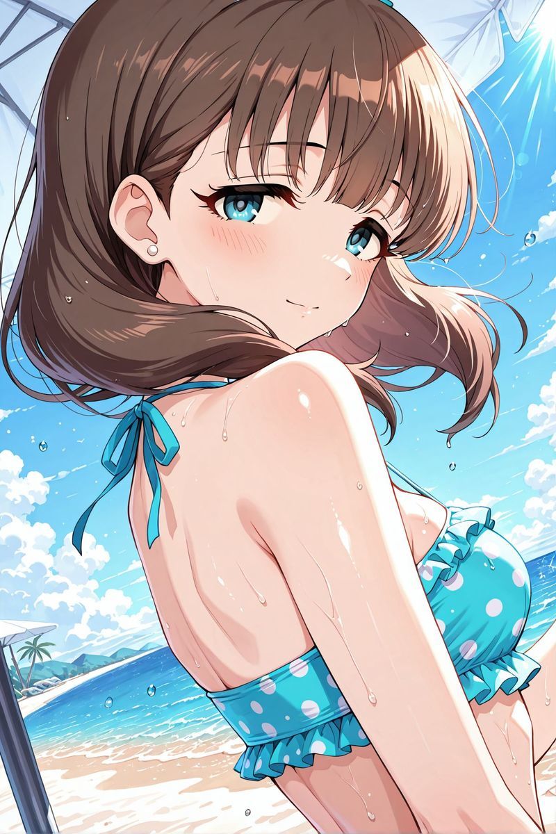 アイドル○スター9  水着に着替えたら - サンプル画像 8