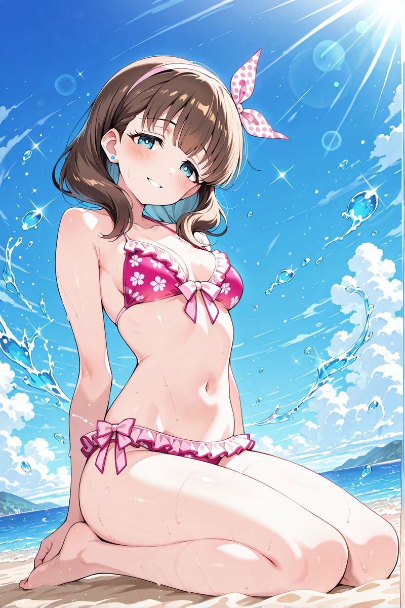 アイドル○スター9  水着に着替えたら - サンプル画像 9