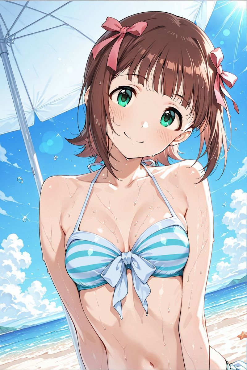 アイドル○スター10  水着に着替えたら - サンプル画像 1