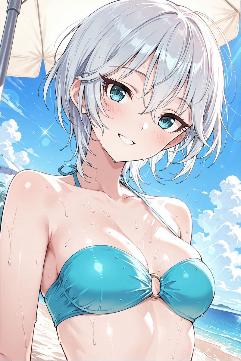 アイドル○スター10  水着に着替えたら - サンプル画像 4