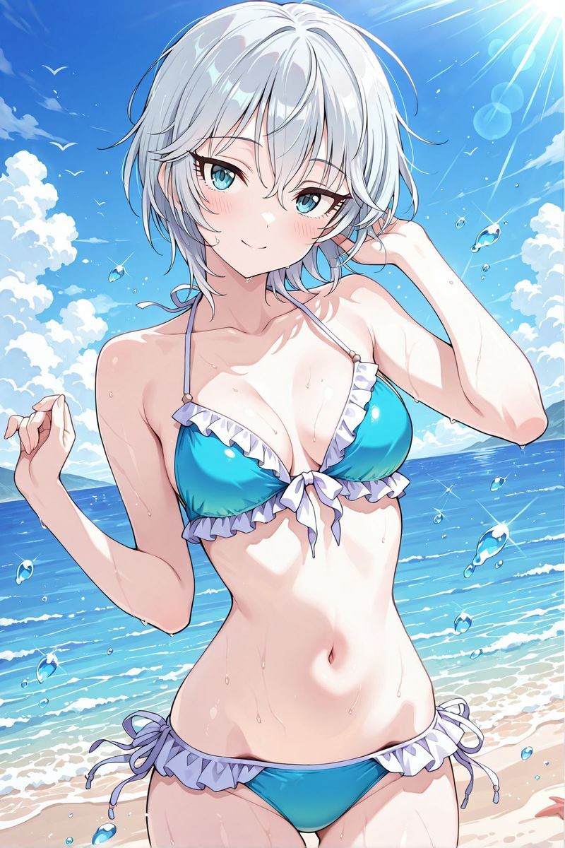 アイドル○スター10  水着に着替えたら - サンプル画像 5