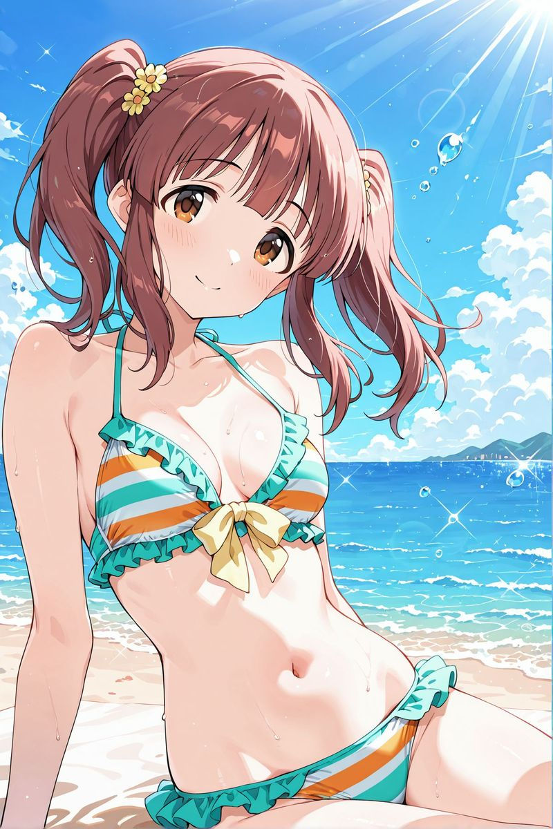 アイドル○スター10  水着に着替えたら - サンプル画像 9