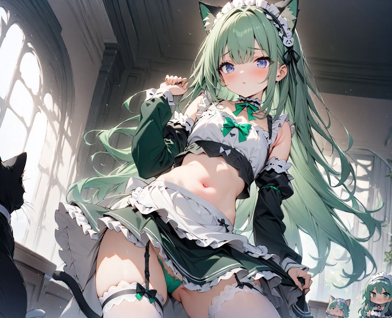 従順ネコミミメイドは命令に逆らえない - サンプル画像 1