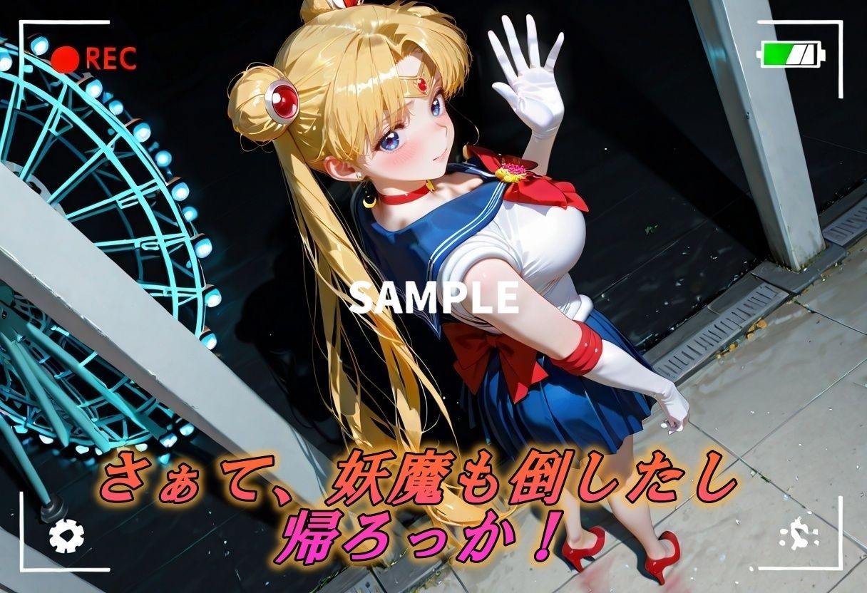 凌●×緊縛  美少女戦士イークームーン - サンプル画像 1