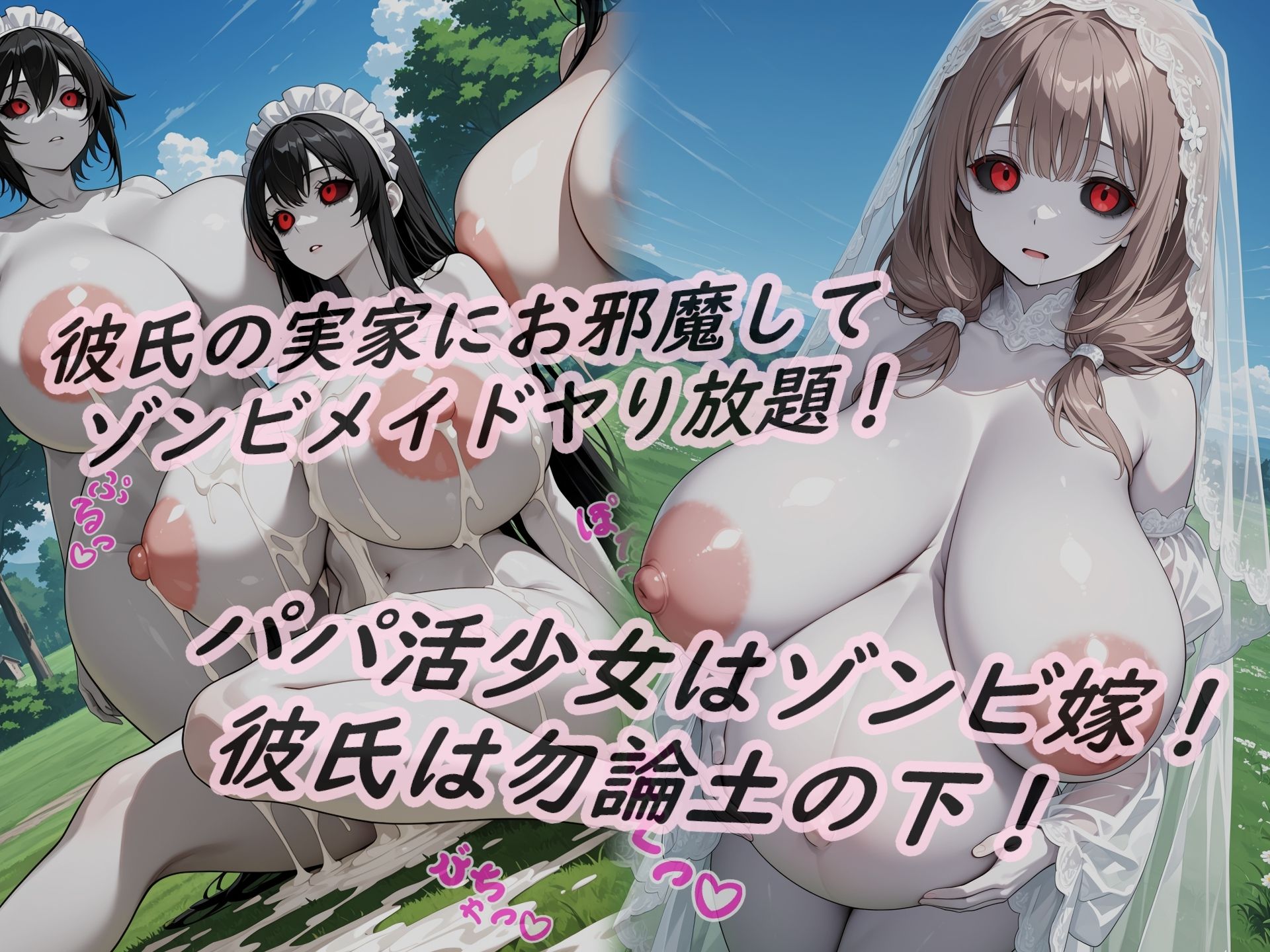 イラストノベル『亡者の溢れる世界で孕ませパパ活NTR』 - サンプル画像 4