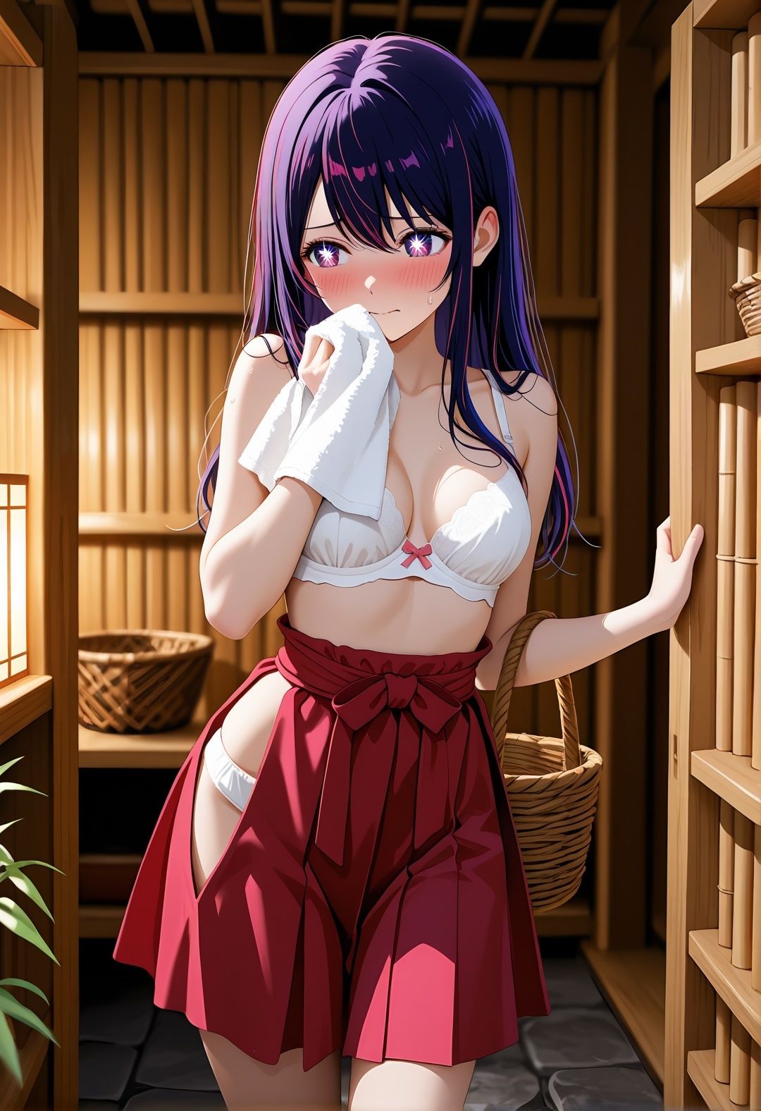 推しの〇・星〇ア〇が温泉旅館で赤縄拘束！巨漢おやじ達に輪●乱交され連続イキ地獄 - サンプル画像 1