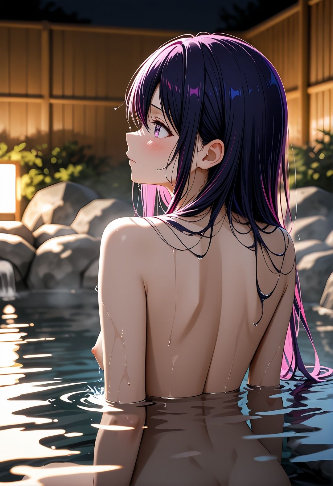 推しの〇・星〇ア〇が温泉旅館で赤縄拘束！巨漢おやじ達に輪●乱交され連続イキ地獄 - サンプル画像 4