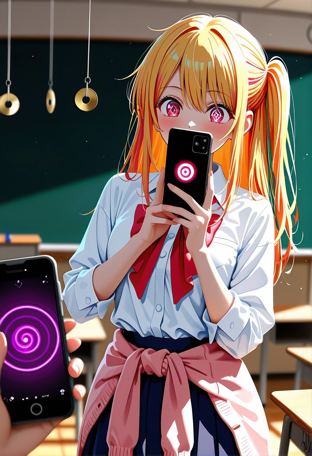 星〇ル〇ー 推しの〇パロディ 制服・ブルマ・競泳水着で学校凌●！メガネ・拘束・おもらし・中出し連発3DCG - サンプル画像 4