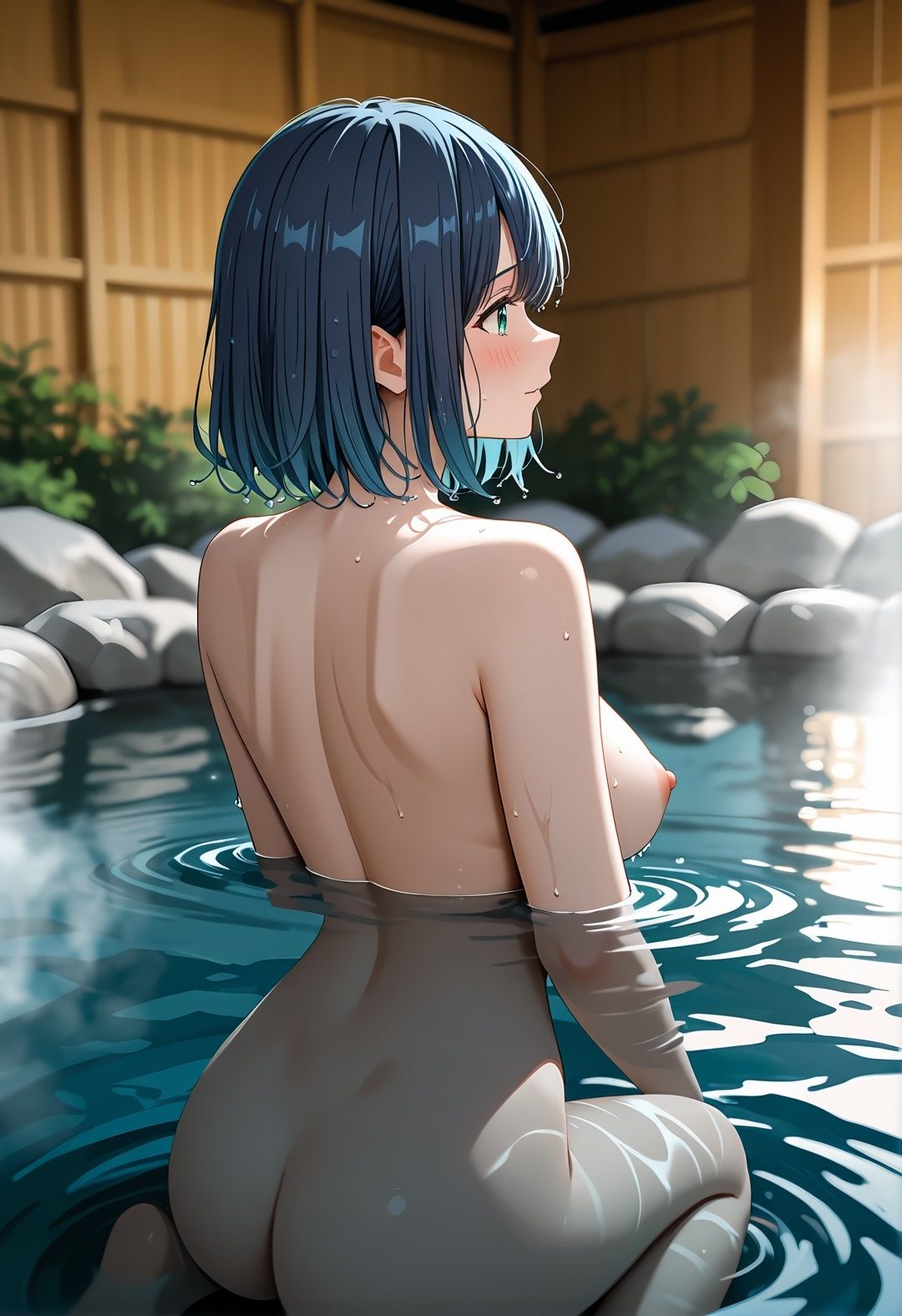 推しの〇 黒〇あ〇ね 温泉旅館で巨根凌●！浴衣アイドルが乱交・拘束・口内射精でメス堕ち 3DCG 252枚 - サンプル画像 4