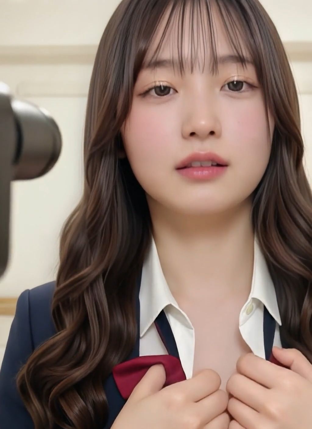 【動画】SNS×配信事故｜制服女子45人のライブハプニング集 - サンプル画像 9