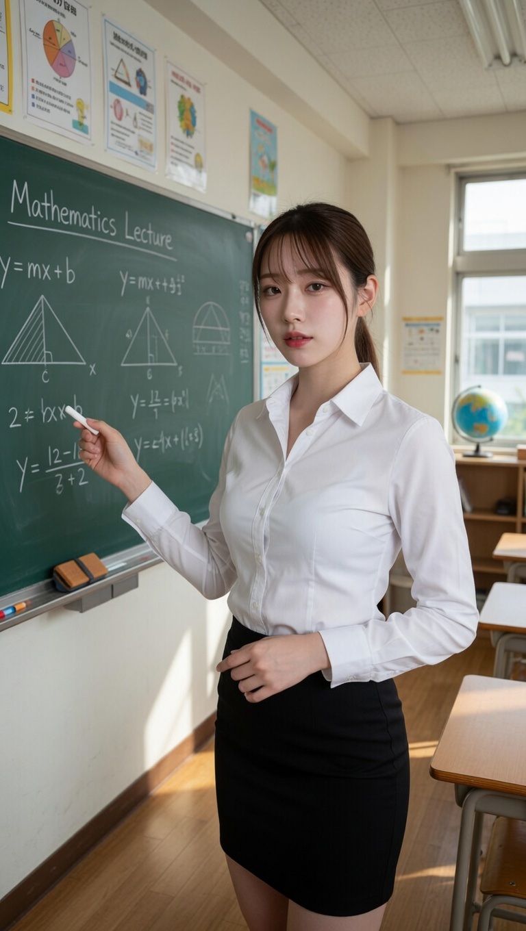 美縛の恍惚 Vol.1 〜縄に震える女教師の白い肢体と熱い滴り〜 - サンプル画像 1