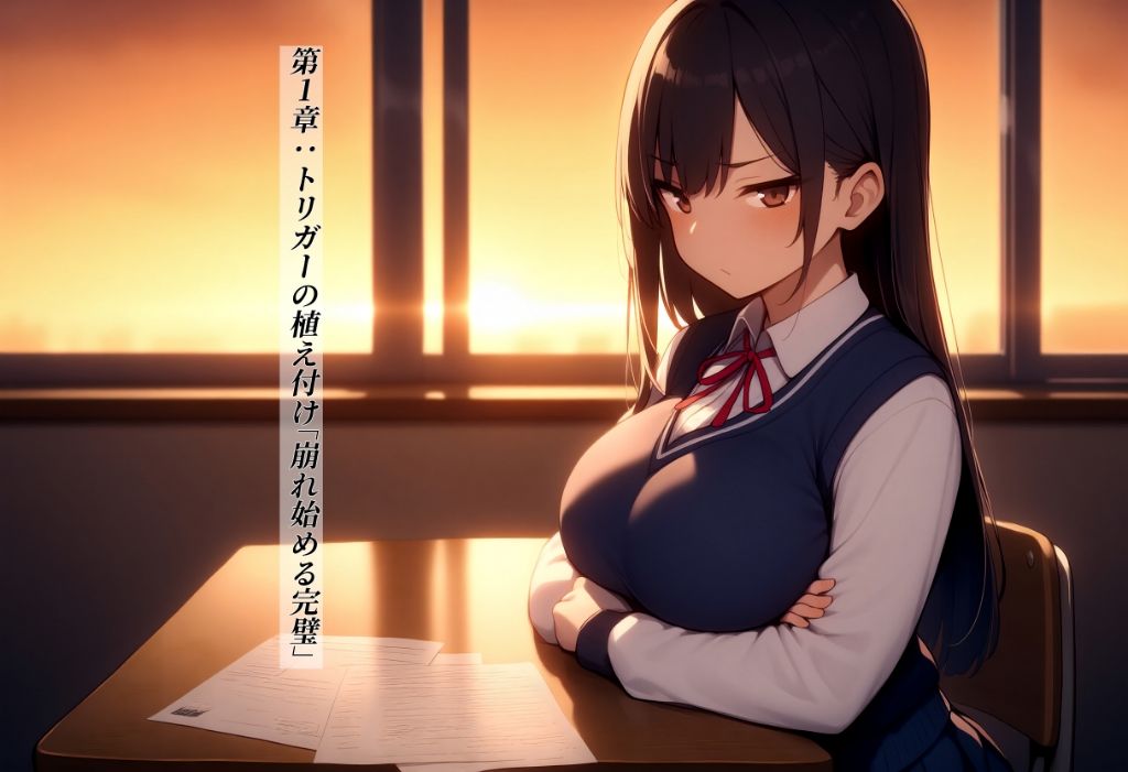 生徒会の副委員長が催●NTRで靴フェチとオナニー中毒にされるまで - サンプル画像 1