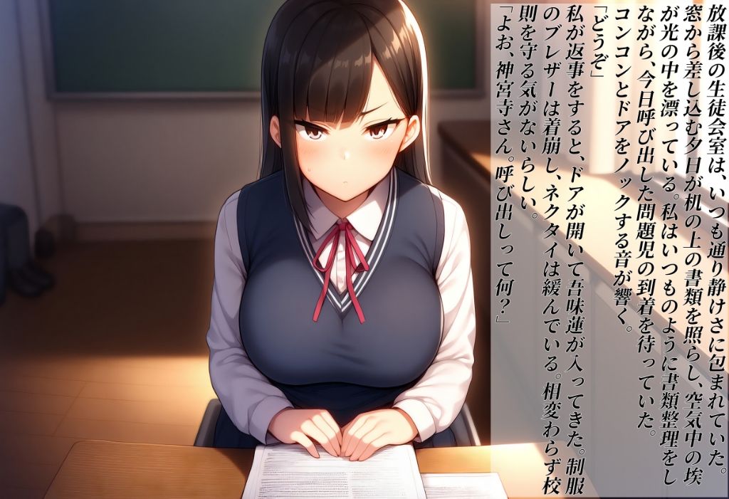 生徒会の副委員長が催●NTRで靴フェチとオナニー中毒にされるまで - サンプル画像 2