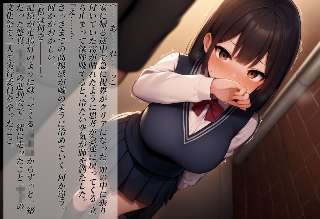 生徒会の副委員長が催●NTRで靴フェチとオナニー中毒にされるまで - サンプル画像 10