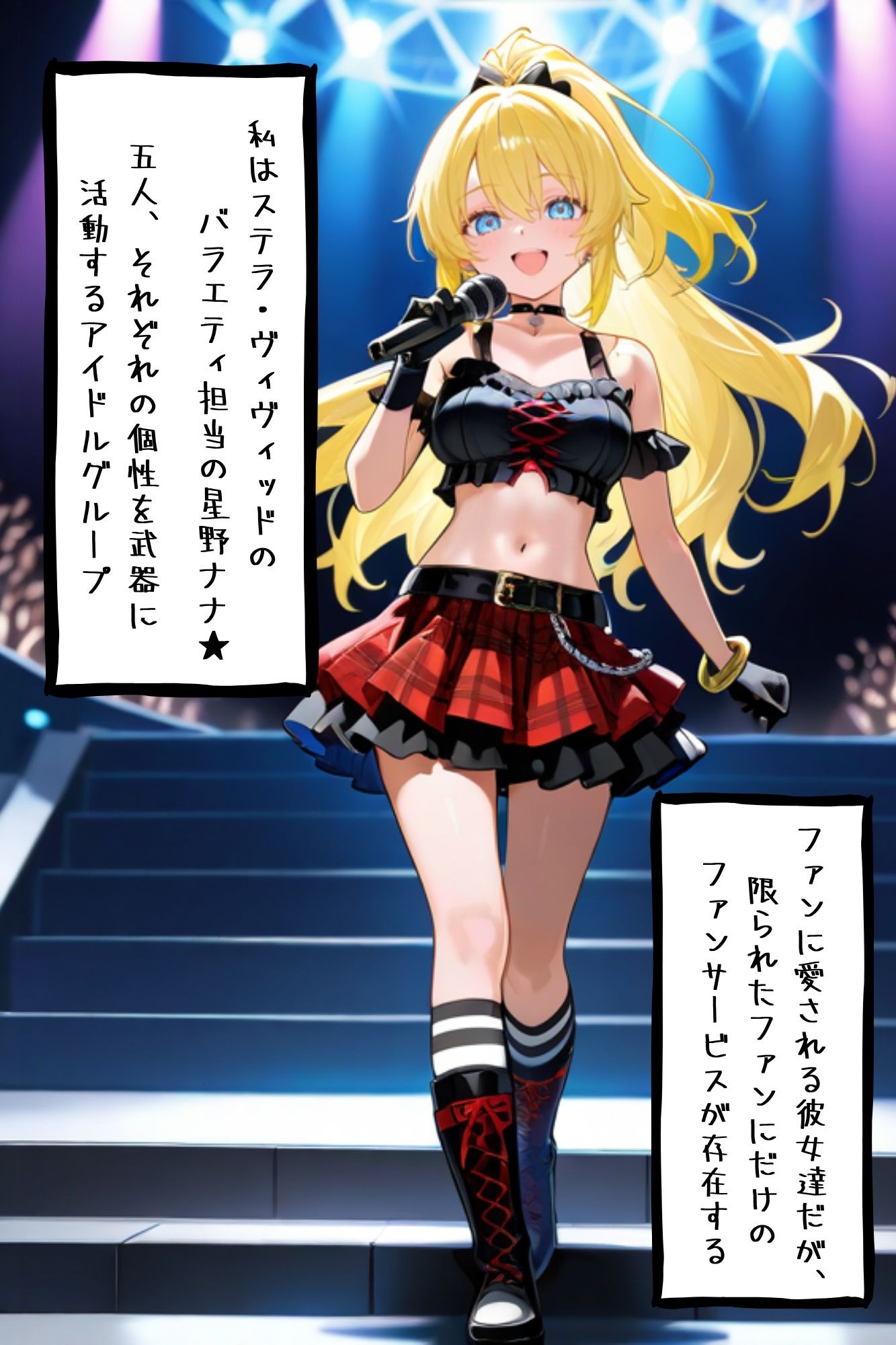 【漫画がアニメ化！】極秘ファンサ・アイドル裏接待  星野ナナ編 - サンプル画像 1