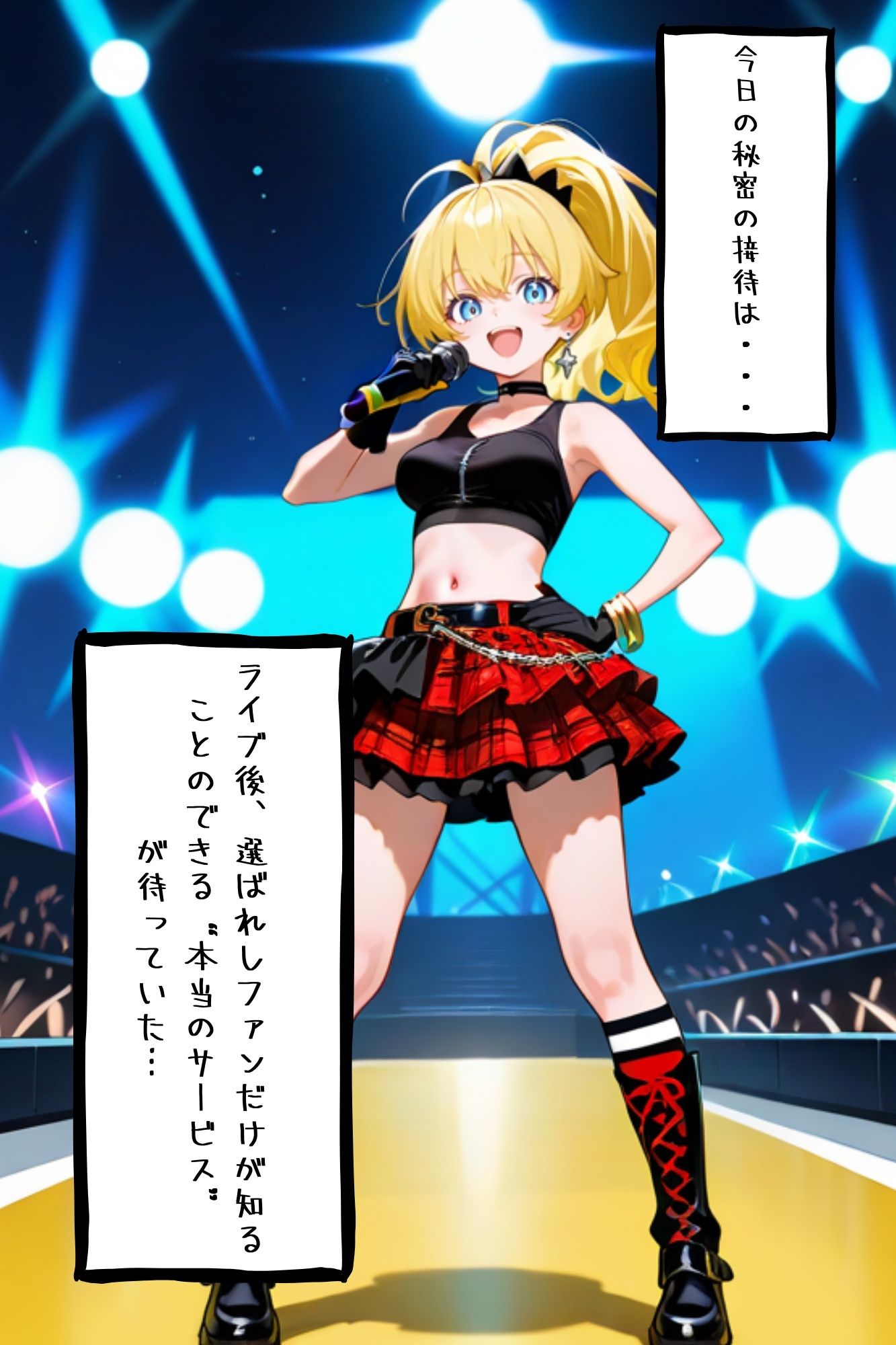 【漫画がアニメ化！】極秘ファンサ・アイドル裏接待  星野ナナ編 - サンプル画像 2