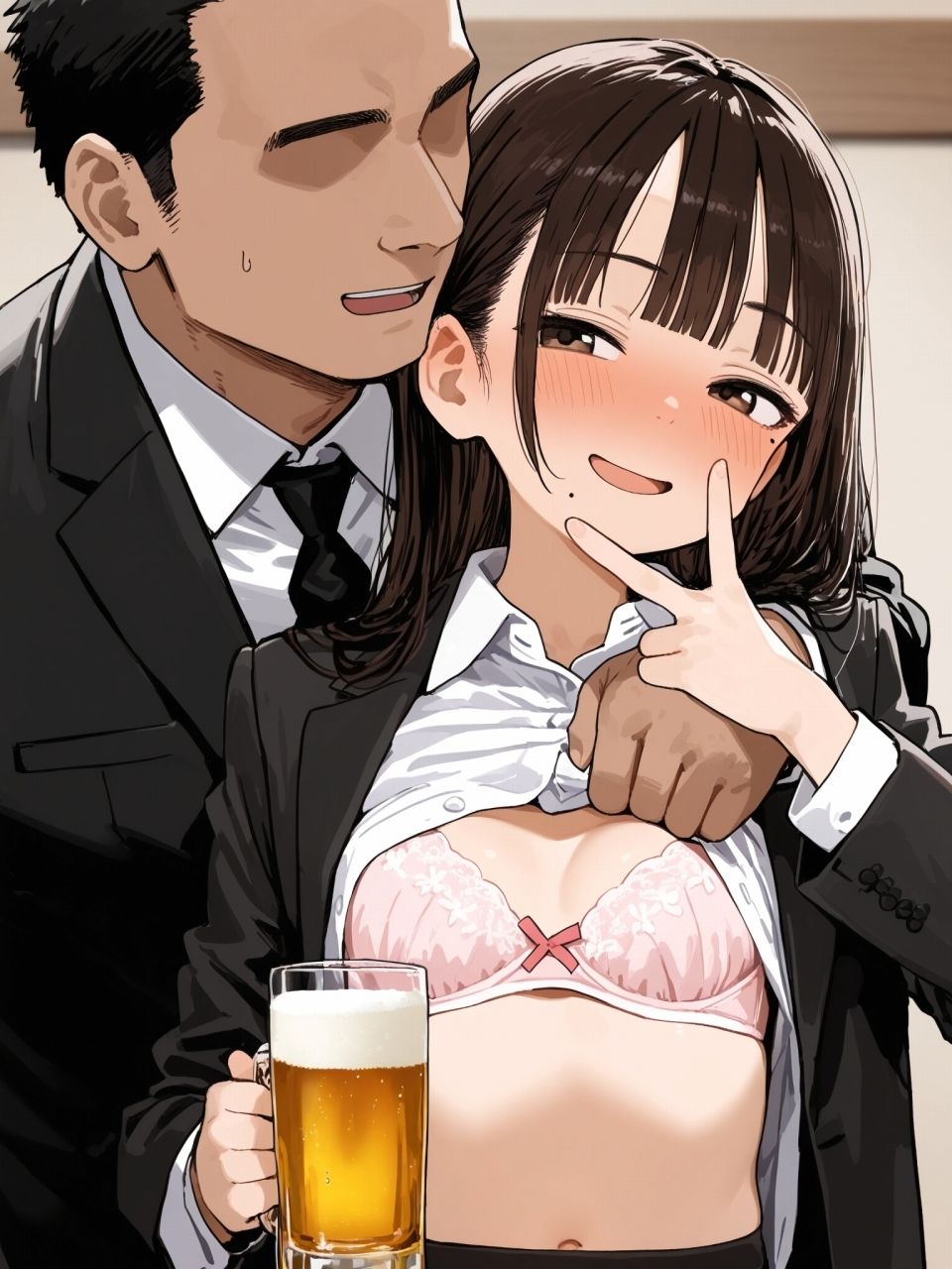 新人ちゃんのアルハラ体験 - サンプル画像 4