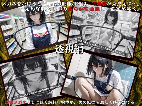 透視メガネと催◯アプリでコンビニバイトの清楚系女子校生を孕ませ調教した話 - サンプル画像 4