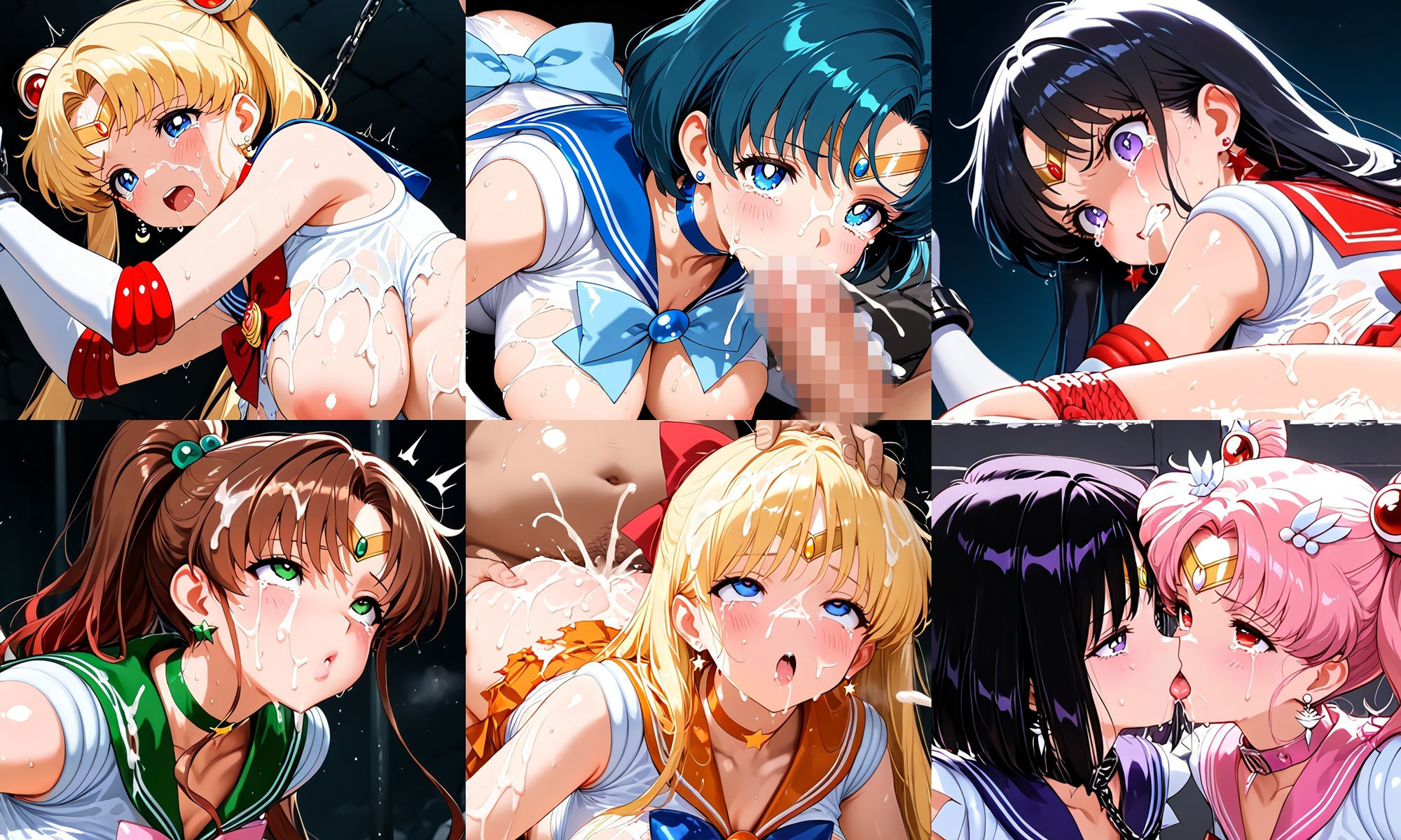 セーラーちびム●ン  見習い戦士の無惨な敗北記録 - サンプル画像 10