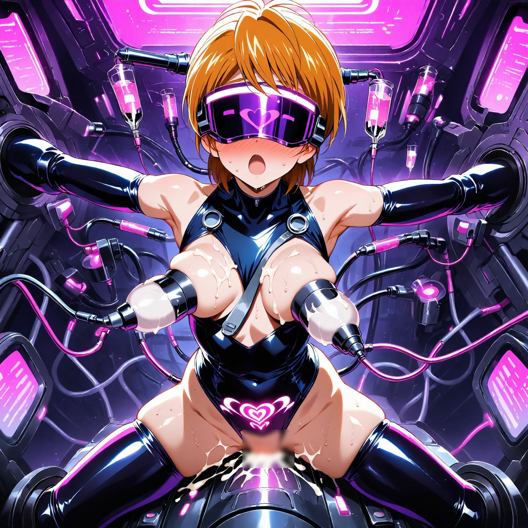 キュ〇ブラック 洗脳改造機械〇 - サンプル画像 4