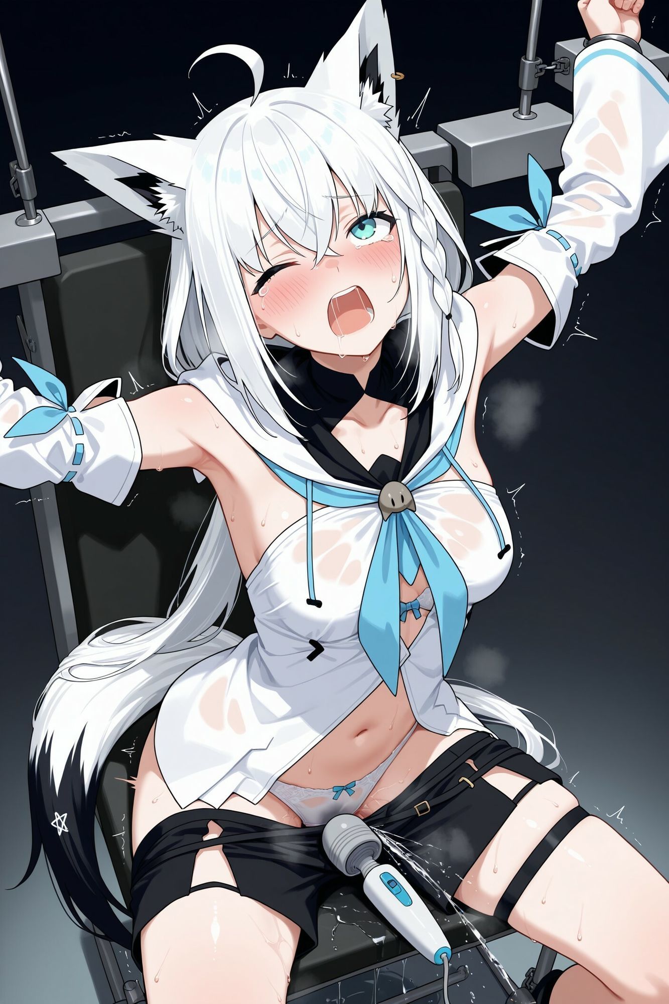 完全固定絶頂責め3〜白〇フブキ編〜 - サンプル画像 2