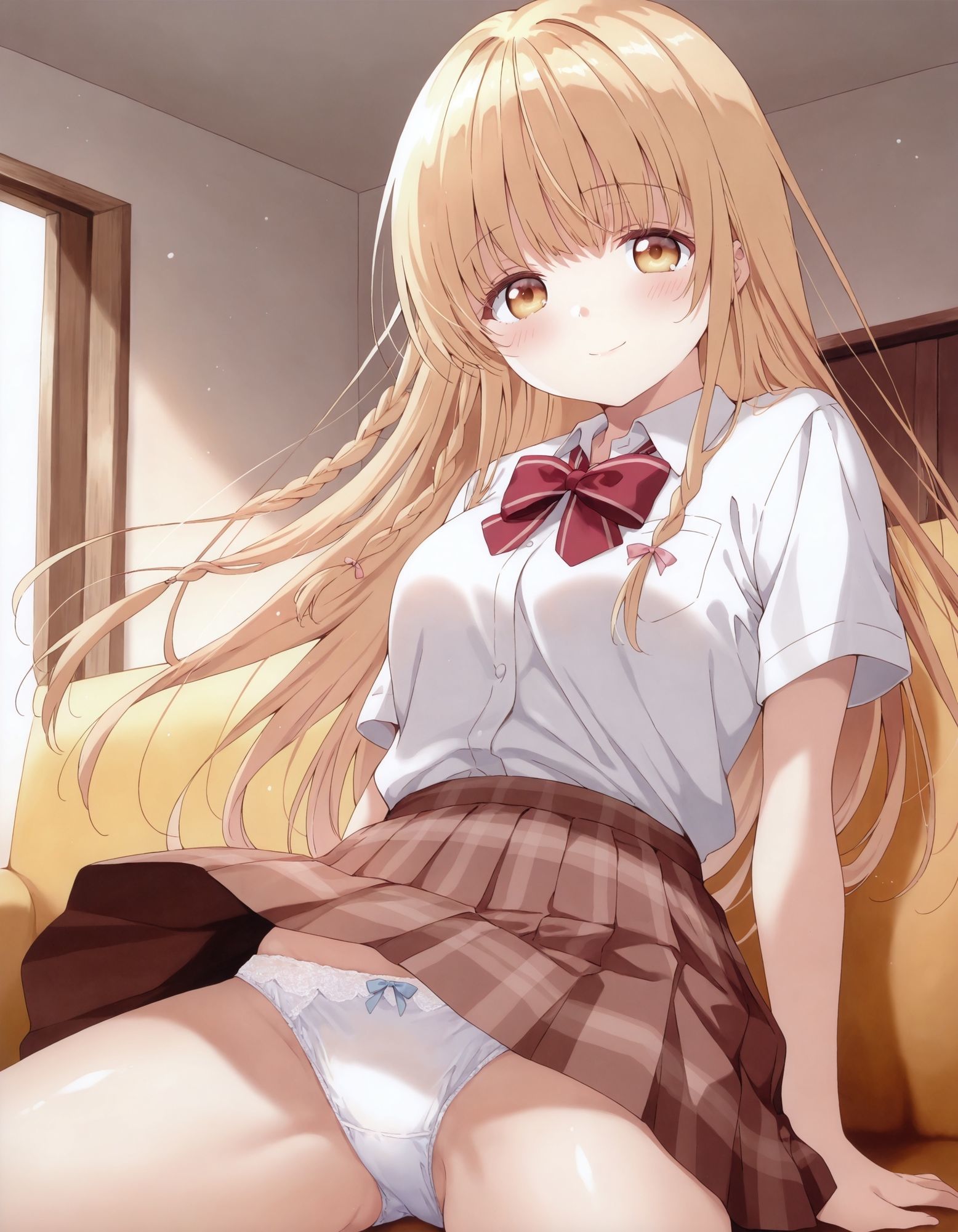 椎〇真昼のパンチラ - サンプル画像 1