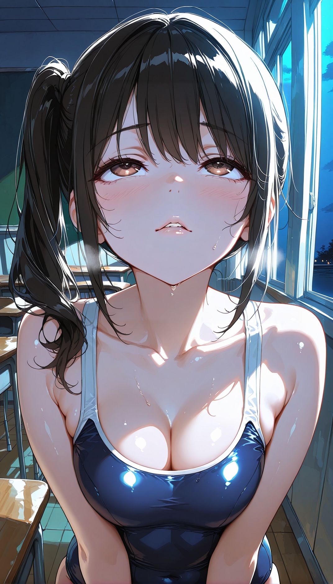 『スク水パラダイス Secret 〜密室、熱気、そして限界のゼロ距離〜』 - サンプル画像 6