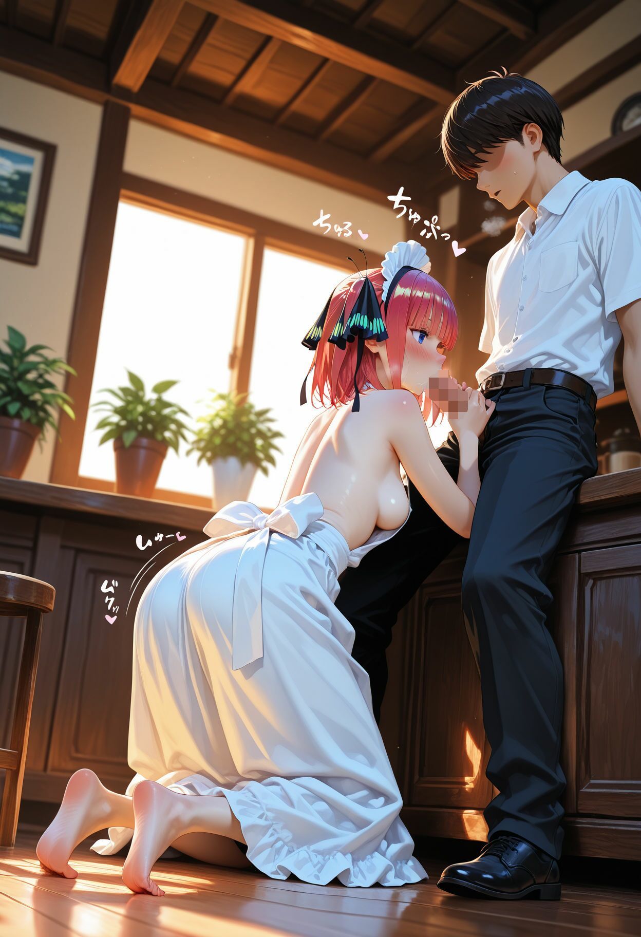 発情カフェへようこそ 〜甘々店員の秘密サービス〜 中◯二乃 - サンプル画像 10