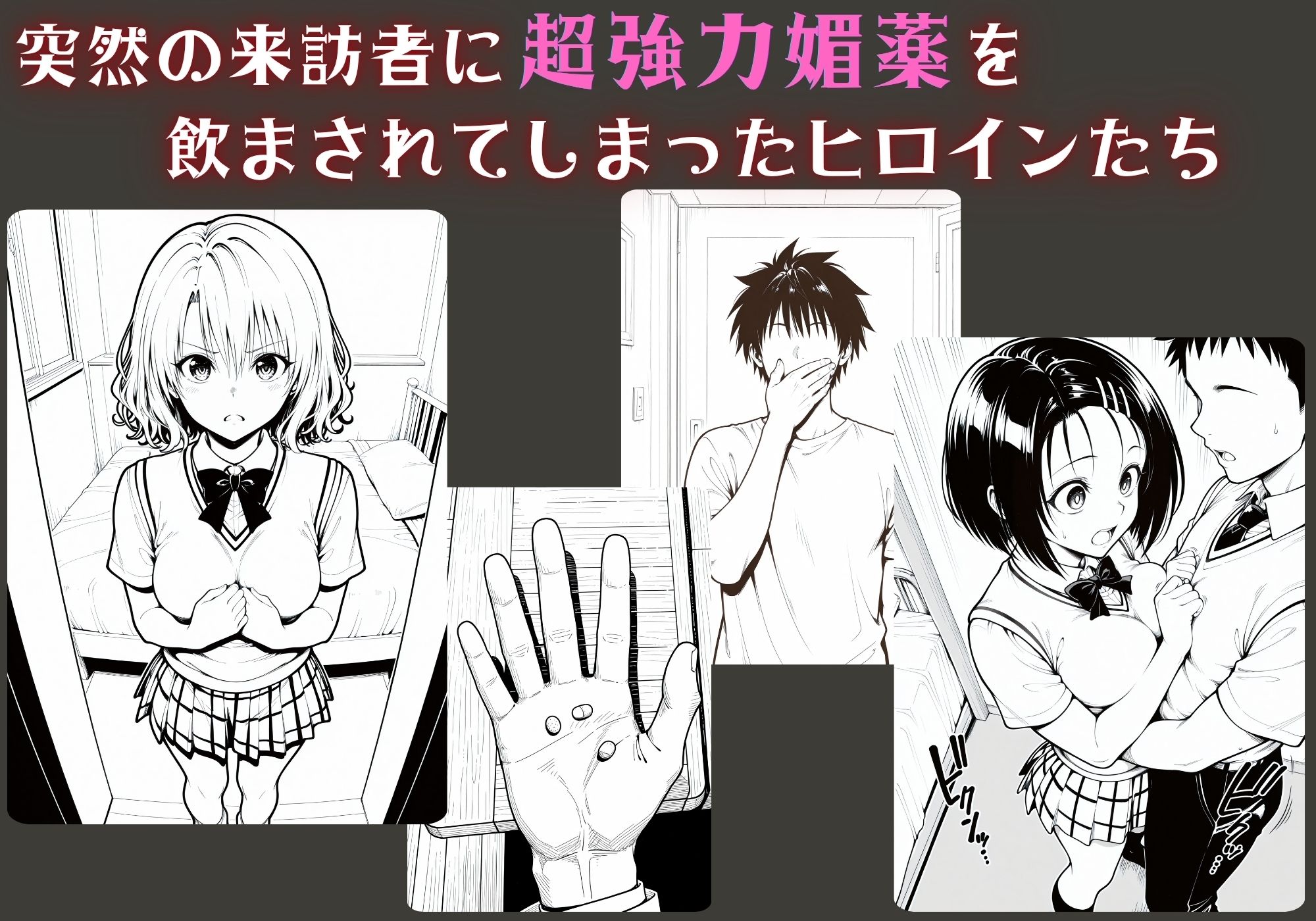 はじめての媚薬でアクメに堕ちたキメセクヒロイン 籾岡〇紗＆西連寺〇菜 - サンプル画像 1